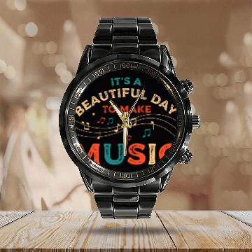 Discover Music Teacher Musician Singer Music Lover Calendar Steel Band Watch