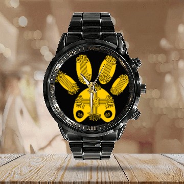 Discover DOG ROBOT usa army Calendar Steel Band Watch
