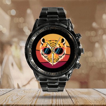 Discover Zookeeper Animal Care Zookeeping Wildlife Nature Calendar Steel Band Watch