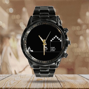 Discover Hemp Sweet Hemp White 3x Calendar Steel Band Watch