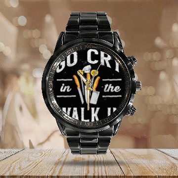 Discover Chef Design ,Kitchen Chef Culinary Cook Calendar Steel Band Watch