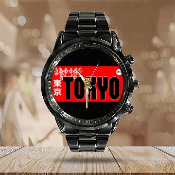Discover Tokyo Calendar Steel Band Watch