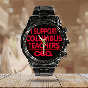 Discover columbus ohio school teachers strike oh teacher Calendar Steel Band Watch