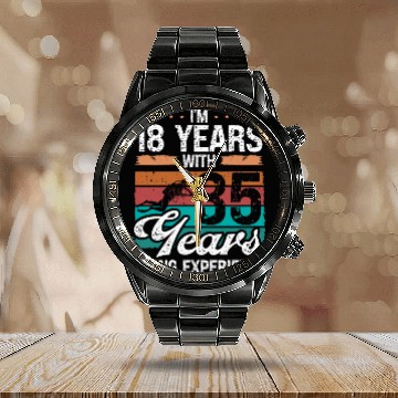 Discover 53 Birthday Idea Scuba Diving 53 Year Old Diver Calendar Steel Band Watch
