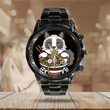 Discover Ragdoll Cat Ramen Noodles Calendar Steel Band Watch