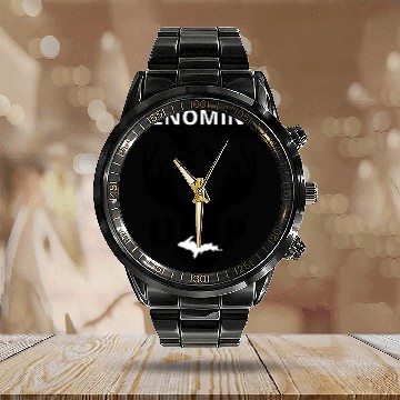 Discover Menominee Michigan Upper Peninsula Calendar Steel Band Watch