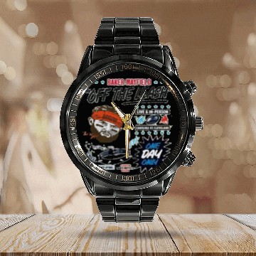 Discover Baker Mayfield Essential Calendar Steel Band Watch