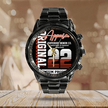 Discover 2022 Vintage Birthday Vintage Gift Retro Calendar Steel Band Watch