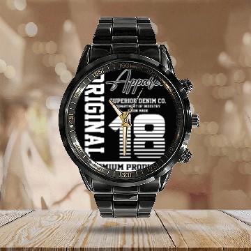 Discover 2018 Vintage Birthday Vintage Gift Retro Calendar Steel Band Watch