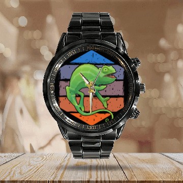 Discover Chameleon Vintage Calendar Steel Band Watch