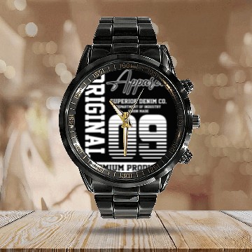 Discover 2009 Vintage Birthday Vintage Gift Retro Calendar Steel Band Watch