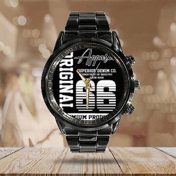 Discover 1966 Vintage Birthday Vintage Gift Retro Calendar Steel Band Watch