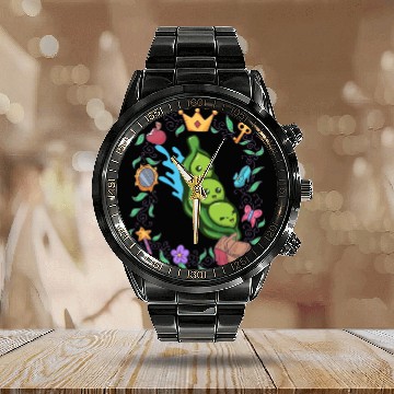 Discover Pea Vegetable Vegan Fairy Fairy Tale Calendar Steel Band Watch