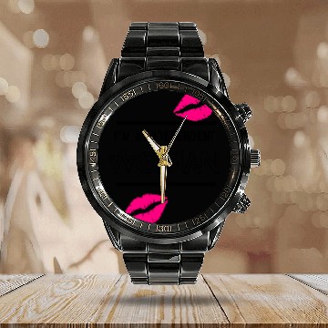 Discover Independent Woman Calendar Steel Band Watch