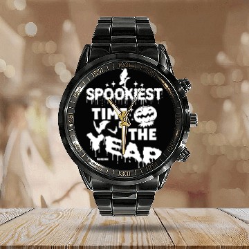 Discover Pumpkin lantern Zombie Monster Rabe Calendar Steel Band Watch