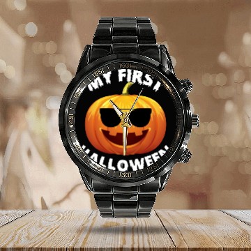 Discover Halloween Baby Shower My First Halloween Newborn B Calendar Steel Band Watch