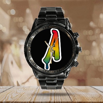 Discover Letter A Graffiti Lettering Alphabet Monogram Init Calendar Steel Band Watch