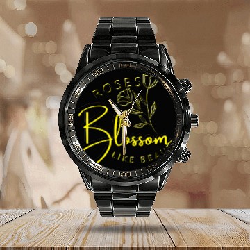 Discover Blossom Like Beauty Calendar Steel Band Watch