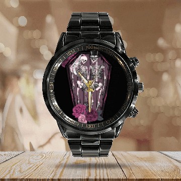 Discover Till death do us part Calendar Steel Band Watch