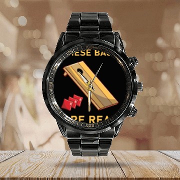 Discover These Bags Are Real - Cornhole Calendar Steel Band Watch