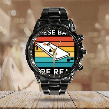Discover These Bags Are Real - Cornhole Calendar Steel Band Watch