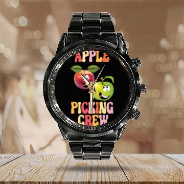 Discover Apple Picking Crew Apple Picking Outfit Apple Calendar Steel Band Watch