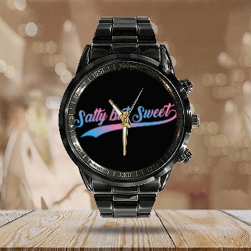 Discover Salty but Sweet 15 Calendar Steel Band Watch