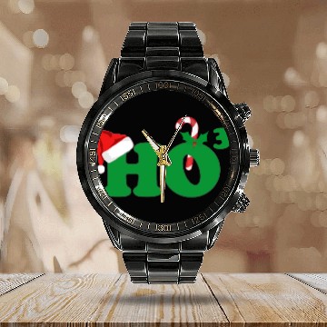 Discover Ho Ho Ho Cubed Christmas Math Calendar Steel Band Watch