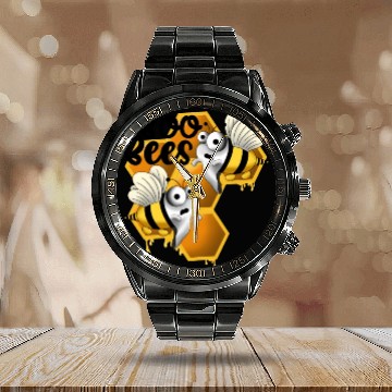 Discover Honey Boo Bees Calendar Steel Band Watch