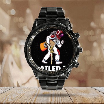 Discover Postal Worker Mail Lady Mail Carrier Postal Space Calendar Steel Band Watch