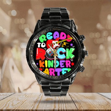 Discover Ready To Rock Kindergarten First Day Of School Calendar Steel Band Watch