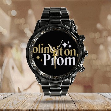 Discover bling it on, prom Calendar Steel Band Watch