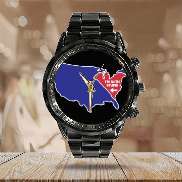 Discover South Carolina for patriotic South Carolinians Calendar Steel Band Watch