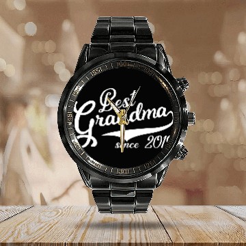 Discover Best Grandma Since 2019 Calendar Steel Band Watch