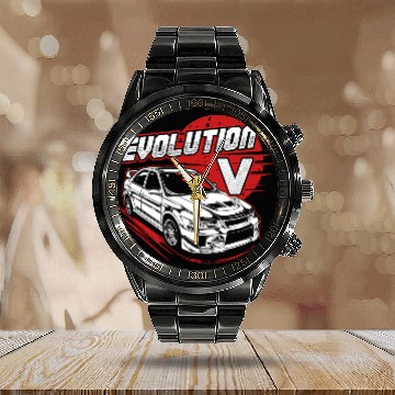 Discover Lancer Evolution V Calendar Steel Band Watch