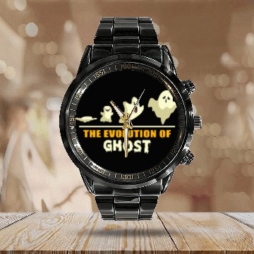 Discover The Evolution of Ghost Calendar Steel Band Watch