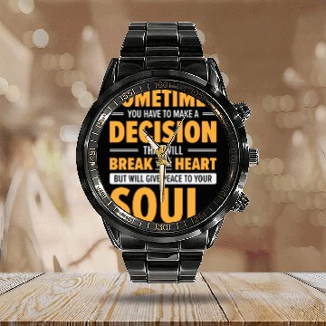 Discover Serenity Meditating Calm Yoga Lover Peaceful Yoga Calendar Steel Band Watch