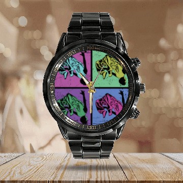 Discover Parkour Free Running Traceur 80s Calendar Steel Band Watch