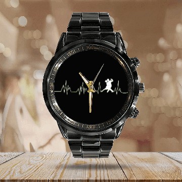 Discover Dance Heartbeat Dance Teacher Dancer Ballroom Calendar Steel Band Watch