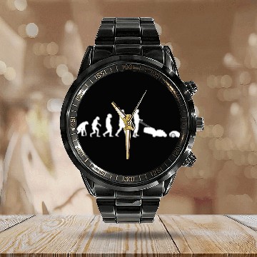 Discover Mähroboter Evolution Lawn Robot Calendar Steel Band Watch