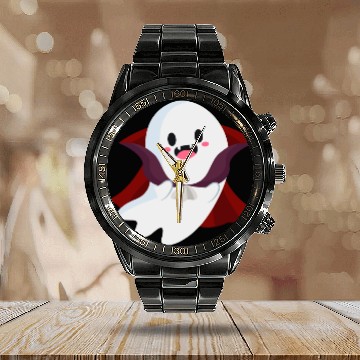 Discover Geometric Calendar Steel Band Watch