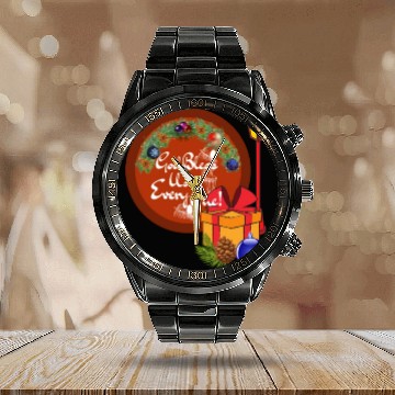 Discover Cute A Christmas Carol God Bless Us Everyone Lamp Calendar Steel Band Watch