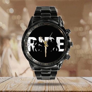 Discover Motorbike Biker Racing Machine Men And Women Calendar Steel Band Watch