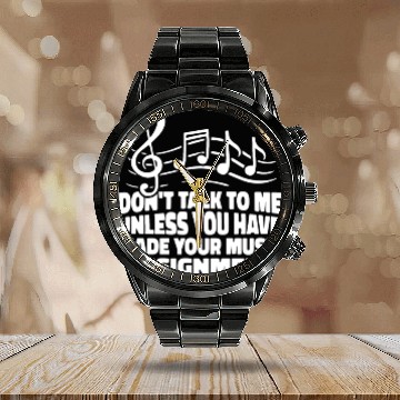Discover Music Teacher music nout Calendar Steel Band Watch