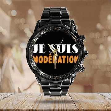 Discover I Am Moderation Drink In Moderation Joking Beer Calendar Steel Band Watch