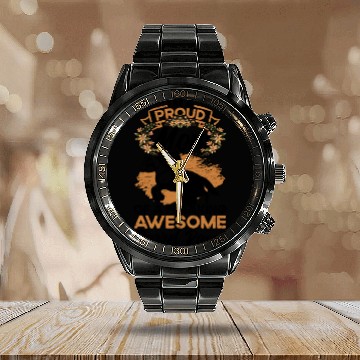 Discover Barrel Racing Rodeo Equestrian Horse Barrel Racer Calendar Steel Band Watch