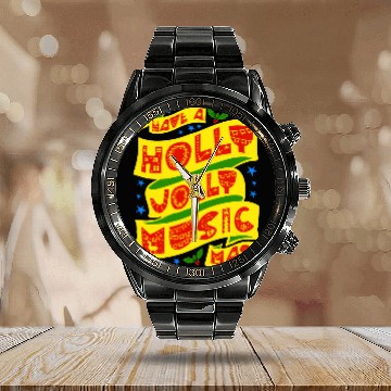 Discover Have A Holly Jolly Musicmas Calendar Steel Band Watch