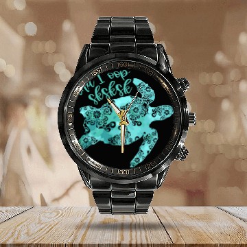 Discover And I Oop Sksksk Save The Turtles Visco Girl Trend Calendar Steel Band Watch