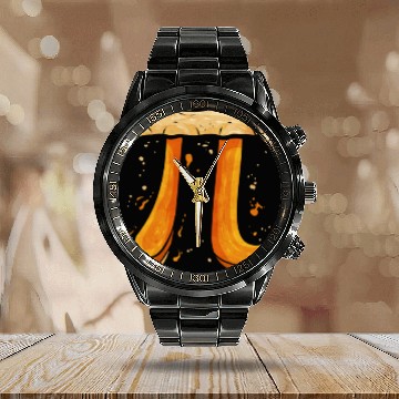 Discover 3,14 Pi Day Pumpkin Pie Thanksgiving Calendar Steel Band Watch