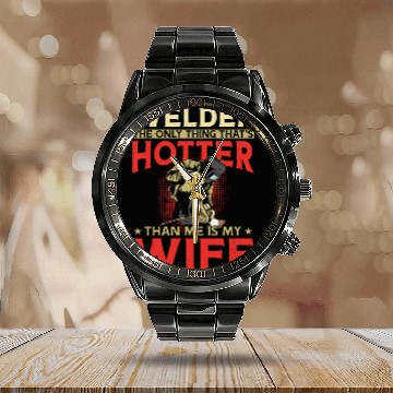Discover Welder Welding Husband Wife Calendar Steel Band Watch